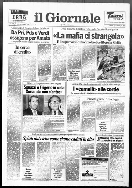 Il giornale : quotidiano del mattino